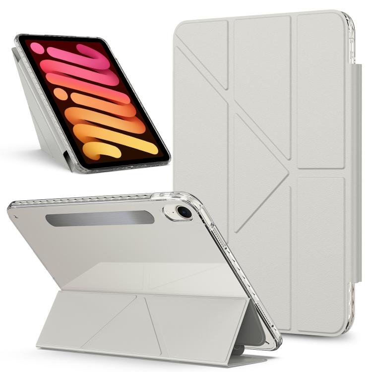 Detachable Backshell Folding Holder Smart Tablet Leather Case, For iPad 2025 / 2022��������������...