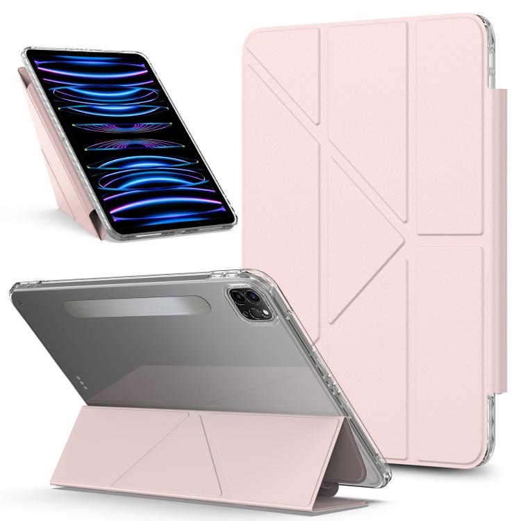 Detachable Backshell Folding Holder Smart Tablet Leather Case, For iPad 2025 / 2022��������������...