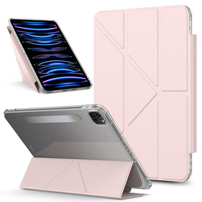 Detachable Backshell Folding Holder Smart Tablet Leather Case, For iPad 2025 / 2022��������������...