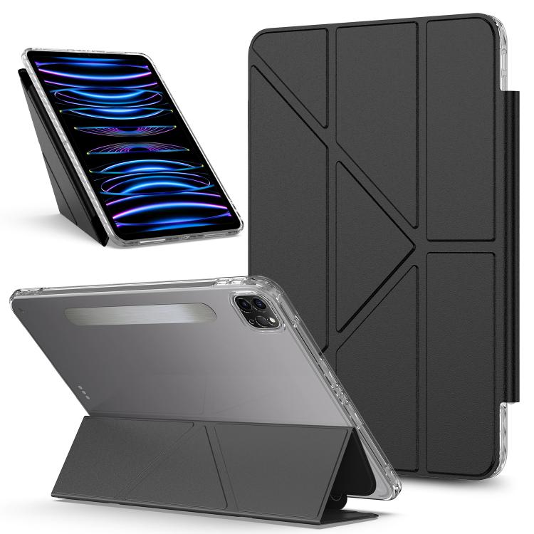 Detachable Backshell Folding Holder Smart Tablet Leather Case, For iPad 2025 / 2022��������������...