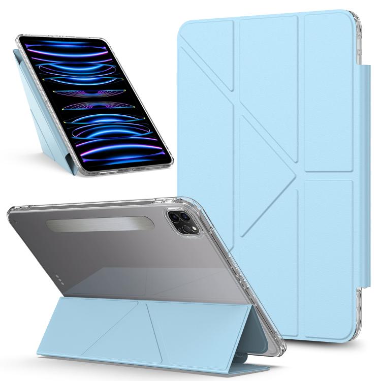 Detachable Backshell Folding Holder Smart Tablet Leather Case, For iPad 2025 / 2022��������������...
