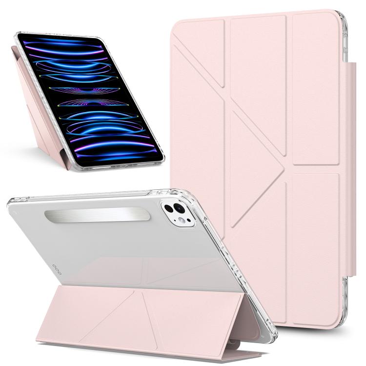 Detachable Backshell Folding Holder Smart Tablet Leather Case, For iPad 2025 / 2022��������������...