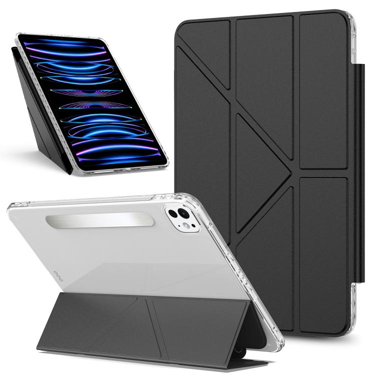 Detachable Backshell Folding Holder Smart Tablet Leather Case, For iPad 2025 / 2022��������������...