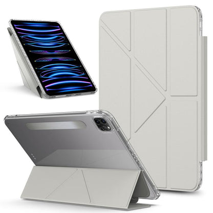 Detachable Backshell Folding Holder Smart Tablet Leather Case, For iPad 2025 / 2022��������������...