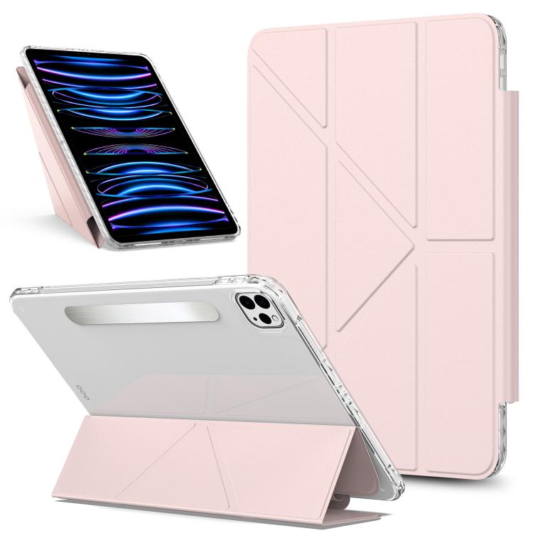 Detachable Backshell Folding Holder Smart Tablet Leather Case, For iPad 2025 / 2022��������������...