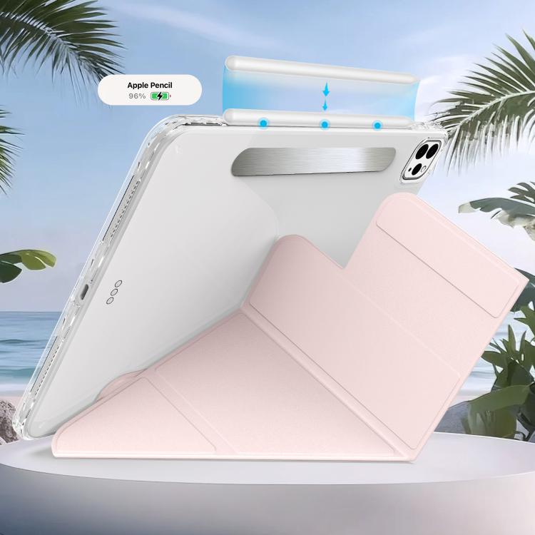 Detachable Backshell Folding Holder Smart Tablet Leather Case