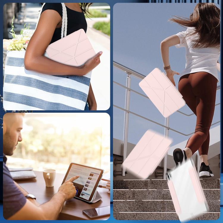 Detachable Backshell Folding Holder Smart Tablet Leather Case