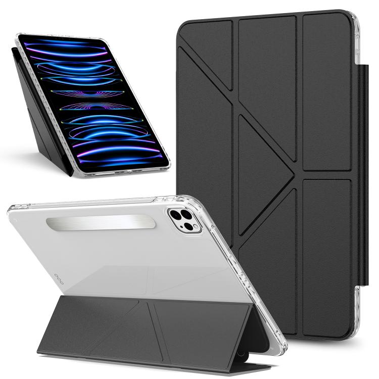 Detachable Backshell Folding Holder Smart Tablet Leather Case