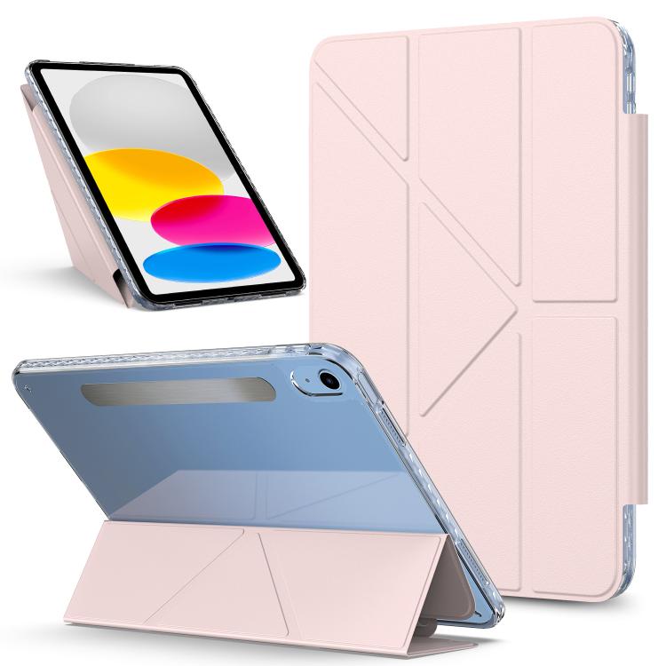 Detachable Backshell Folding Holder Smart Tablet Leather Case, For iPad 2025 / 2022��������������...