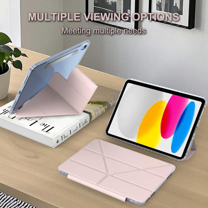 Detachable Backshell Folding Holder Smart Tablet Leather Case, For iPad 2025 / 2022��������������...