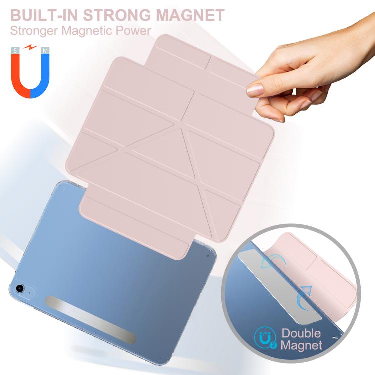 Detachable Backshell Folding Holder Smart Tablet Leather Case, For iPad 2025 / 2022��������������...