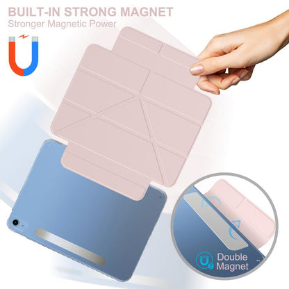 Detachable Backshell Folding Holder Smart Tablet Leather Case, For iPad 2025 / 2022��������������...