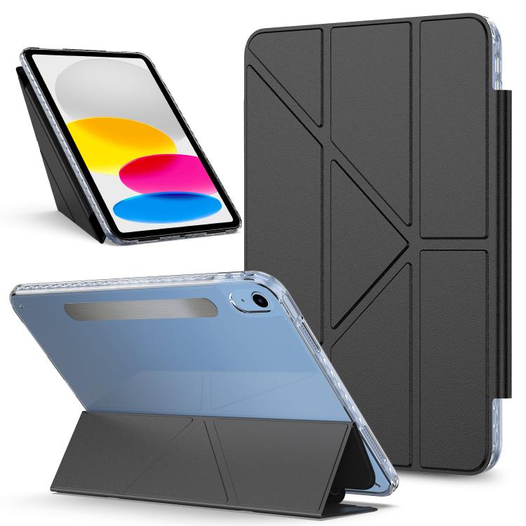 Detachable Backshell Folding Holder Smart Tablet Leather Case, For iPad 2025 / 2022��������������...