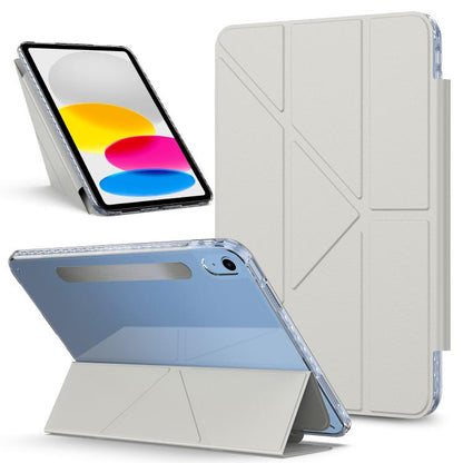 Detachable Backshell Folding Holder Smart Tablet Leather Case