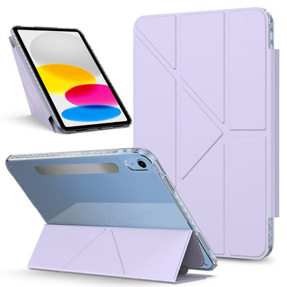 Detachable Backshell Folding Holder Smart Tablet Leather Case