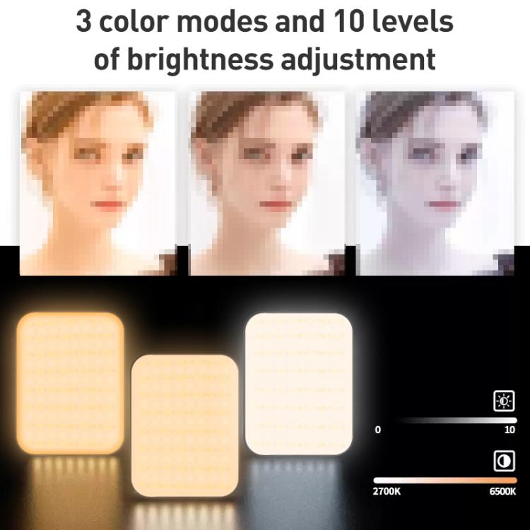 W80 Multifunctional Portable Magnetic Fill Light, W80 Three-Colors Light, W80 RGB Light