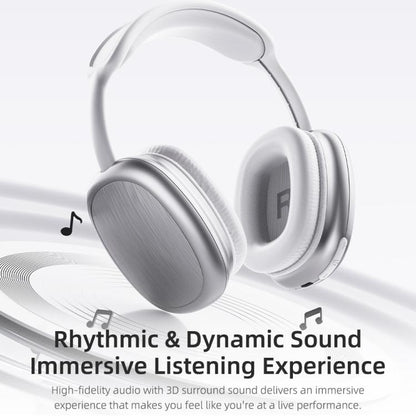 ROCK O5 Head-mounted Bluetooth 5.3 Wireless Headphones, O5 (Silver), O5 (Grey)