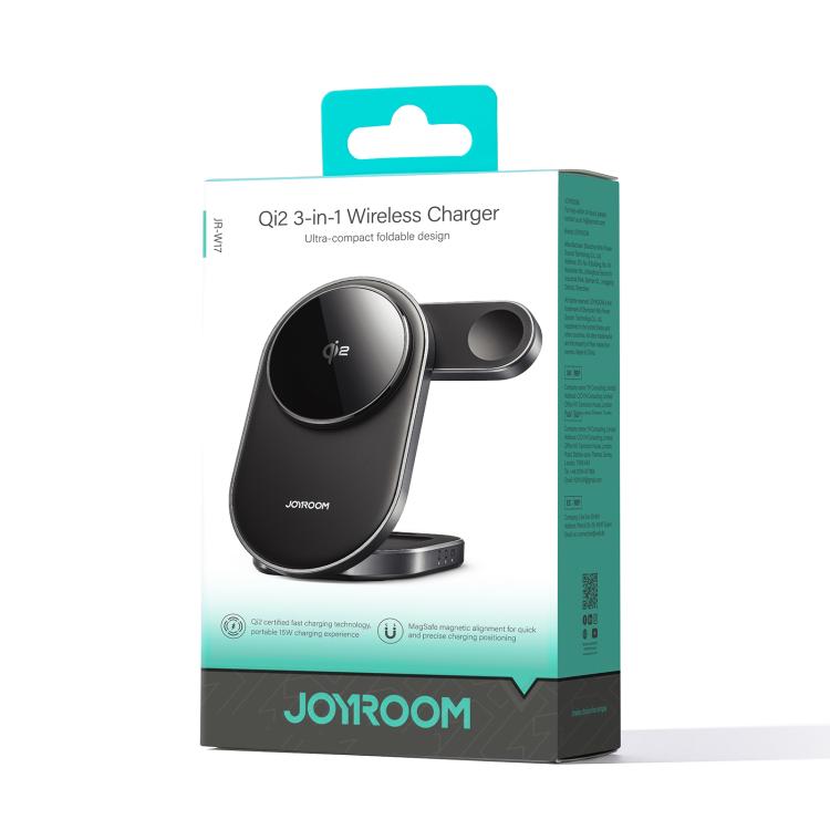 JOYROOM JR-W17 3 in 1 Qi2 Magnetic Wireless Charger, JR-W17