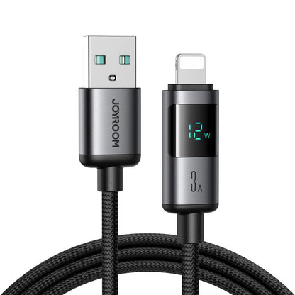 JOYROOM S-A16 Pro Prism Series 3A Digital Display USB to 8 Pin Fast Charging Data Cable, Length: ...