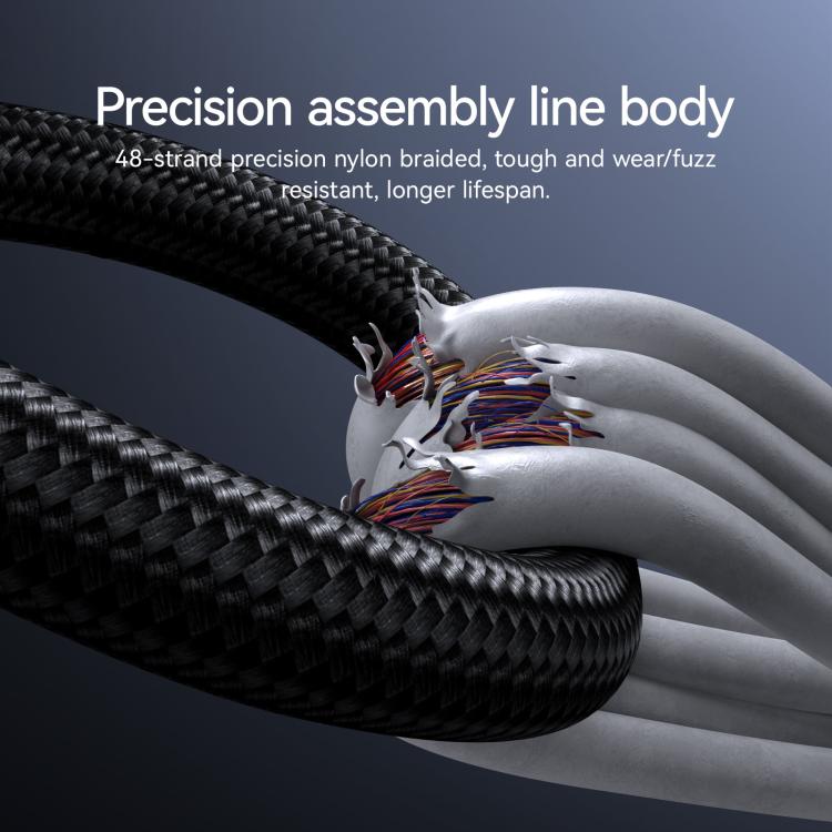 JOYROOM S-A16 Pro Prism Series 3A Digital Display USB to 8 Pin Fast Charging Data Cable, Length: ...