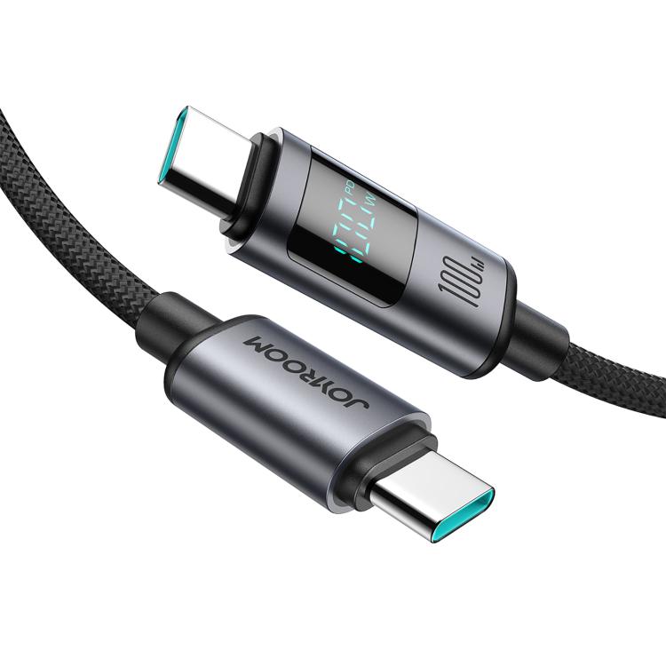 JOYROOM S-A16 Pro Prism Series 100W Digital Display Type-C Fast Charging Data Cable, Length: 1.2m...