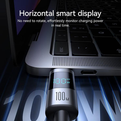 JOYROOM S-A16 Pro Prism Series 100W Digital Display Type-C Fast Charging Data Cable, Length: 1.2m...