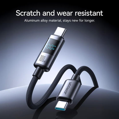 JOYROOM S-A16 Pro Prism Series 100W Digital Display Type-C Fast Charging Data Cable, Length: 1.2m...