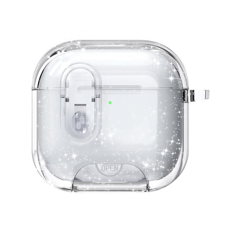 Clear Armor Security Lock Wireless Earphones Case with Hook & Holder, For AirPods 4��������������...