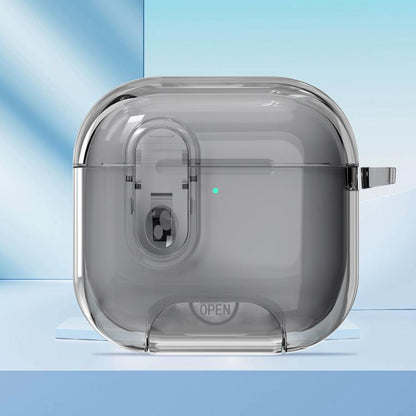 Clear Armor Security Lock Wireless Earphones Case with Hook & Holder, For AirPods 4��������������...
