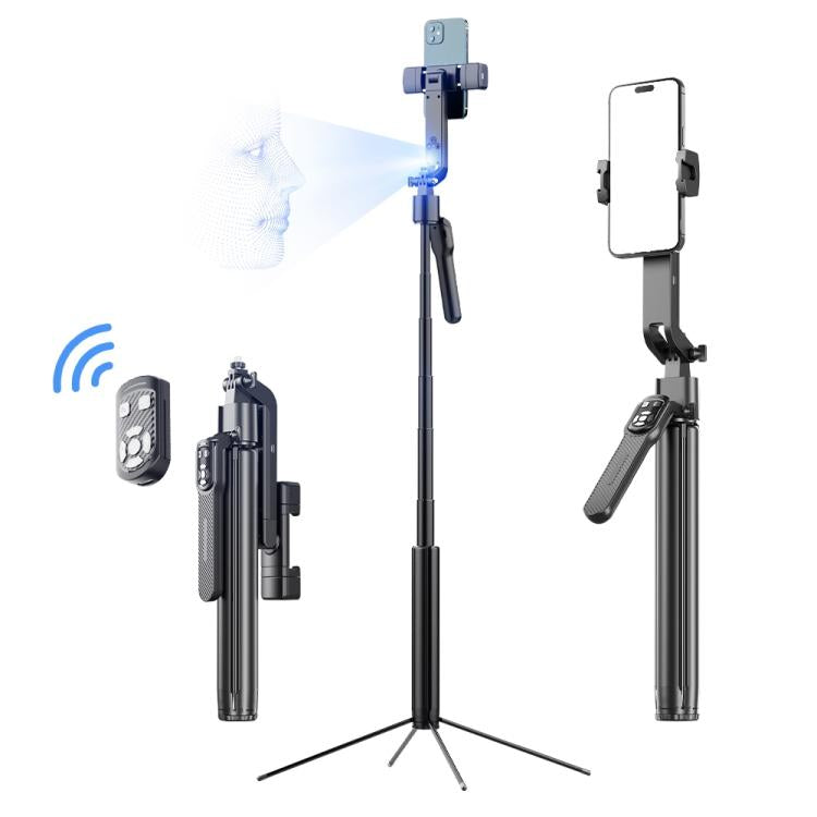FUNSNAP A8 AI Smart Face Tracking Selfie Stick 5-axis Anti-shake Stand, A8