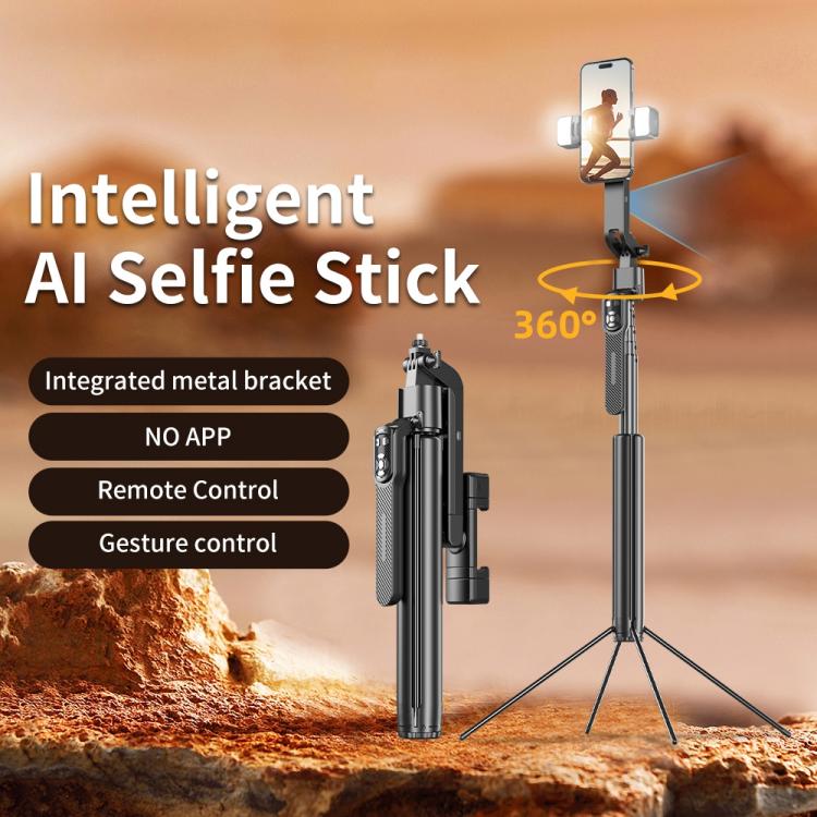 FUNSNAP A8 AI Smart Face Tracking Selfie Stick 5-axis Anti-shake Stand, A8