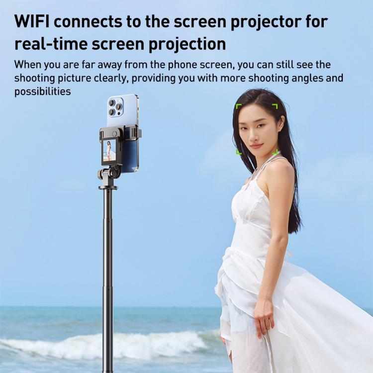 FUNSNAP CL07 Smart Screen-casting Selfie Stick Anti-shake Tripod, CL07