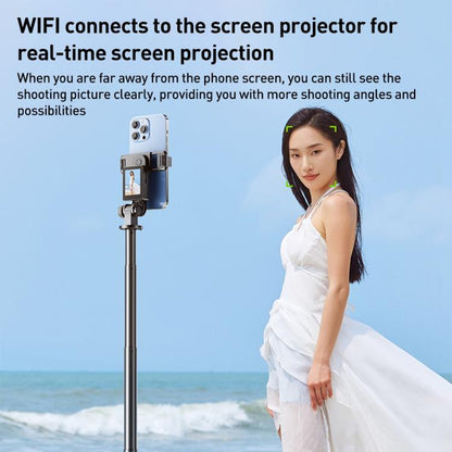 FUNSNAP CL07 Smart Screen-casting Selfie Stick Anti-shake Tripod, CL07