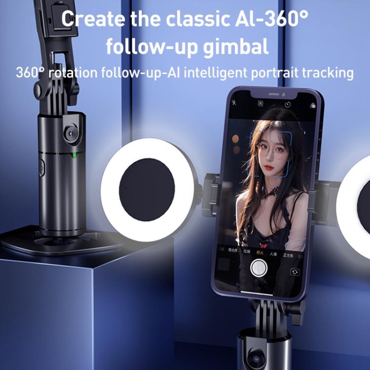 FUNSNAP Q1 Desktop 360 Degree Al Smart Face Tracking PTZ Bracket, Q1