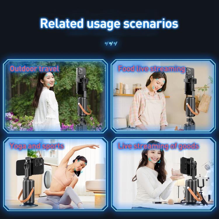 FUNSNAP Q04 Desktop Al Smart Instant Tracking PTZ Bracket, Q04