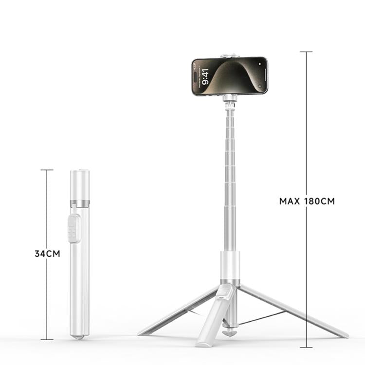 FUNSNAP X96 1.8m Auto Pop Open Tripod Remote Selfie Stick, X96