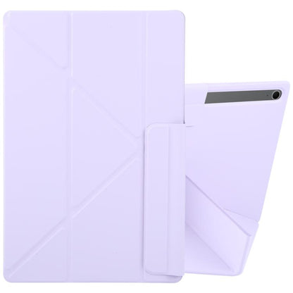 Fixed Buckle Magnetic Deformation Leather Tablet Case, For Samsung Galaxy Tab S10 FE+������������...