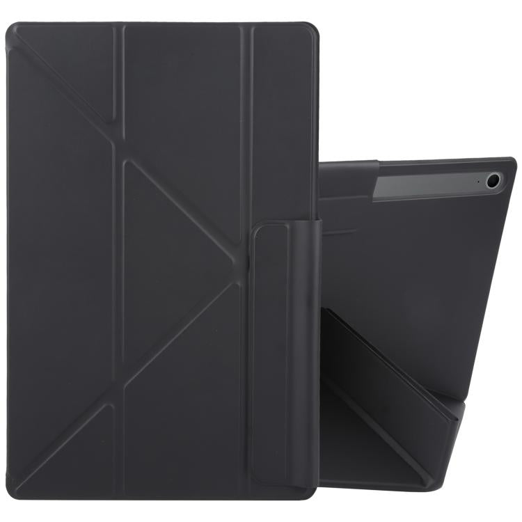 Fixed Buckle Magnetic Deformation Leather Tablet Case, For Samsung Galaxy Tab S10 FE+������������...
