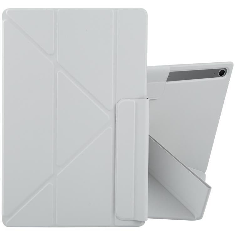 Fixed Buckle Magnetic Deformation Leather Tablet Case, For Samsung Galaxy Tab S10 FE+������������...