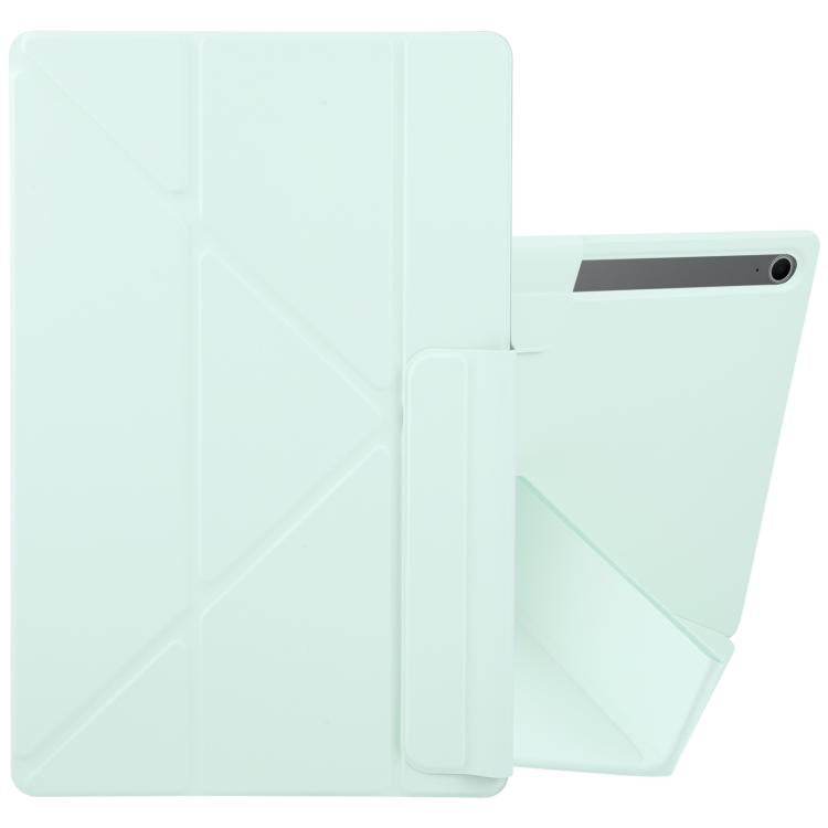 Fixed Buckle Magnetic Deformation Leather Tablet Case, For Samsung Galaxy Tab S10 FE+������������...