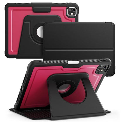 Honeycomb Magnetic Rotation Holder Leather Smart Tablet Case