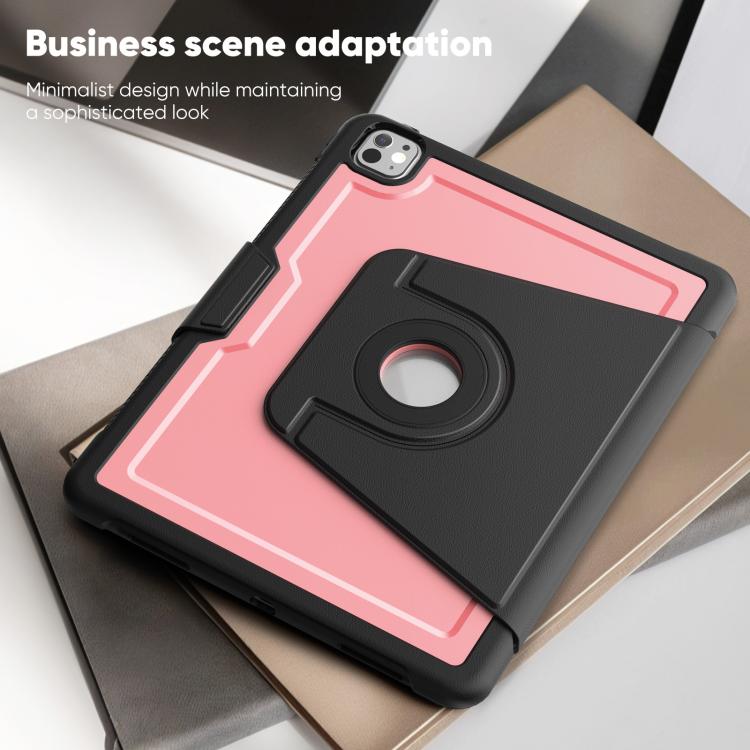 Honeycomb Magnetic Rotation Holder Leather Smart Tablet Case