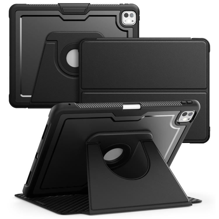 Honeycomb Magnetic Rotation Holder Leather Smart Tablet Case, For iPad 2025 / 2022���������������...