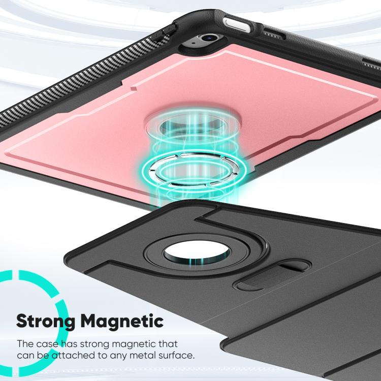 Honeycomb Magnetic Rotation Holder Leather Smart Tablet Case, For iPad 2025 / 2022���������������...