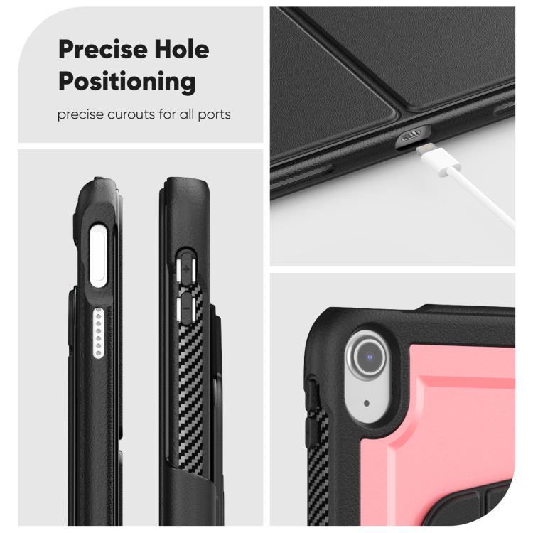 Honeycomb Magnetic Rotation Holder Leather Smart Tablet Case, For iPad 2025 / 2022���������������...