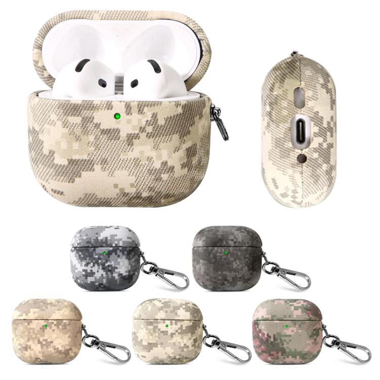 Camouflage Nature Leather Earphone Protective Case, For AirPods 4, For AirPods Pro 2, For AirPods...