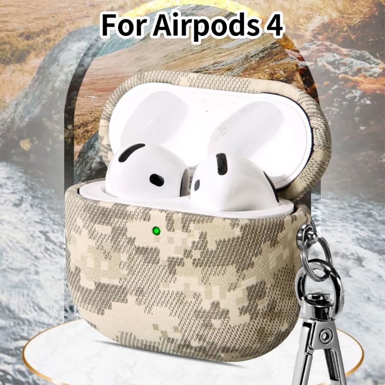 Camouflage Nature Leather Earphone Protective Case, For AirPods 4, For AirPods Pro 2, For AirPods...
