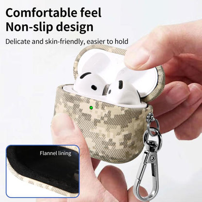 Camouflage Nature Leather Earphone Protective Case, For AirPods 4, For AirPods Pro 2, For AirPods...