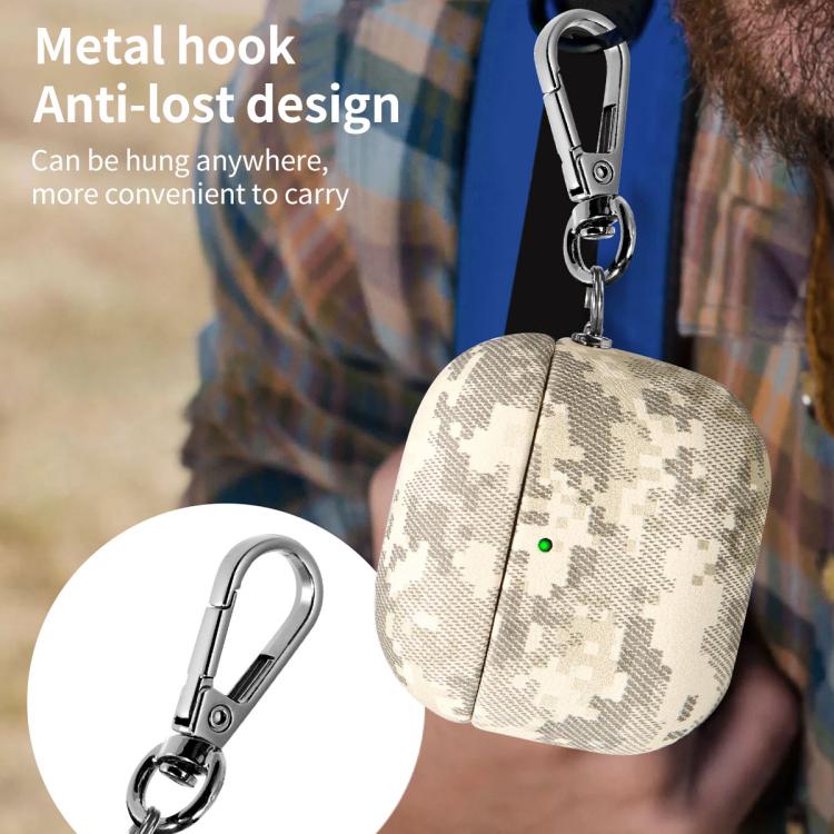 Camouflage Nature Leather Earphone Protective Case, For AirPods 4, For AirPods Pro 2, For AirPods...