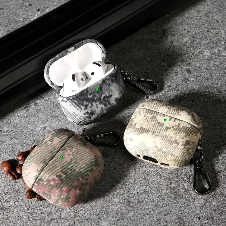 Camouflage Nature Leather Earphone Protective Case, For AirPods 4, For AirPods Pro 2, For AirPods...